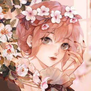 anime flower girl