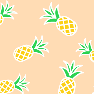 Pineapple wallpaper I made!
