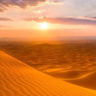 Sahara sunset Wallpapers