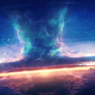 Aesthetic tornado wallpaper