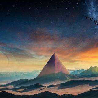 Pyramids fantasy wallpapers