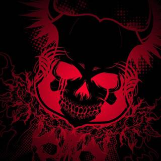 Red skull wallpaper