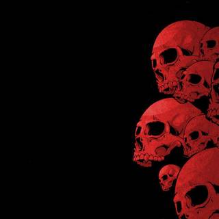 Red skull wallpaper