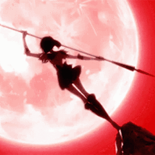 red anime wallpaper gif
