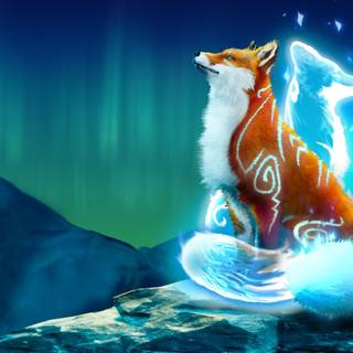 Fox Spirit wallpaper