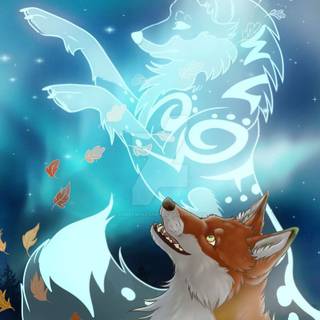 Fox Spirit wallpaper