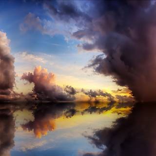 Aesthetic clouds wallpaper