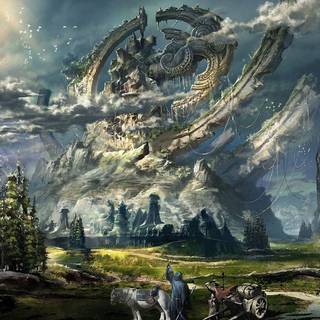 Fantasy World 4k wallpaper 