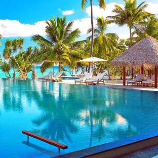 Maldives 4k wallpaper