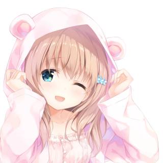 Anime Girl | Teddy Bear | Cute | Kawaii