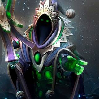 green wizard 4K wallpaper