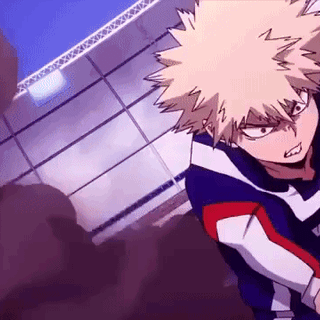 bakugou vs ochaco uaraka wallpaper gif