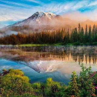 Mount Rainier National Park  HD wallpaper 