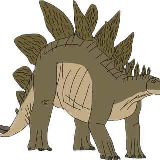 The lost world Jurassic park stegosaurus render 1