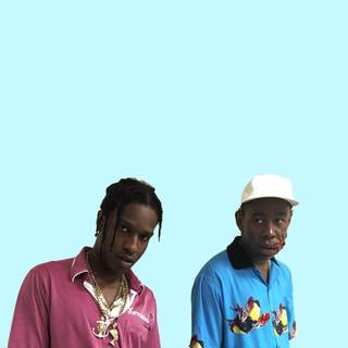 A$AP Rocky and Tyler  = besties <3