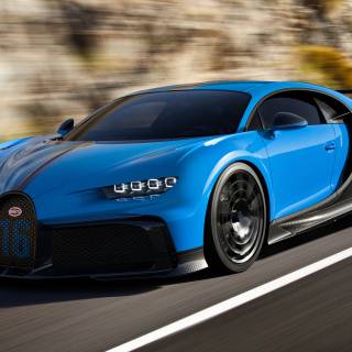  Blue bugatti chiron pur Sport wallpaper 