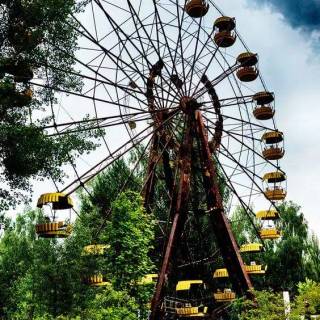 Abandon amusement park wallpaper