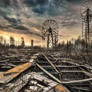 Abandon amusement park wallpaper