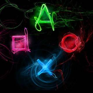 PlayStation symbols wallpaper