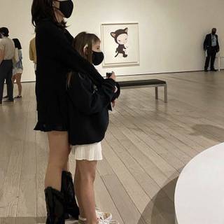 My sister and my mom