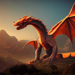 Alien dragon wallpaper