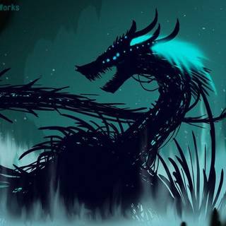 Alien dragon wallpaper