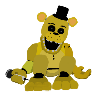 golden freddy i drew this myself and tell me whats your thouts btw give credits if you use it!