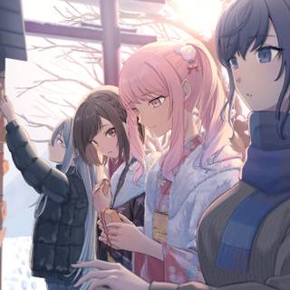 °-mafuyu,ena,mizuki and kanede°-