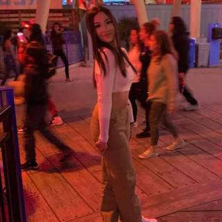 me and my friends were at the party it was really cool 