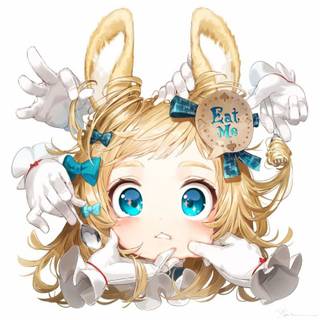 Super cute, anime, girl, bunny wallpaper