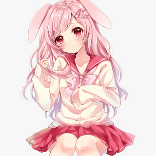 Free, cute, anime, bunny girl