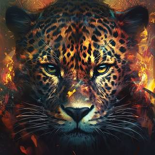 Impulsive powerful Panthers Fury Artwork