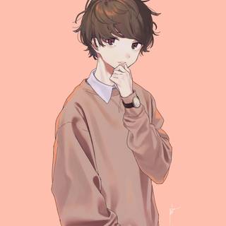 cute anime boy