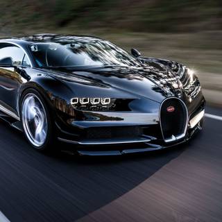 Bugatti dark black