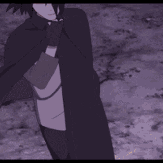 Naruto and Sasuke getting ready for battle