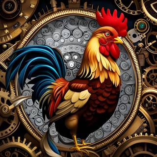 Steampunk Rooster