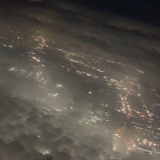 Night Sky and seen From A Plane