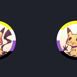 mimikyu nonbinary pfp background
