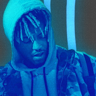 Juice WRLD Blue Iphone Wallpaper 