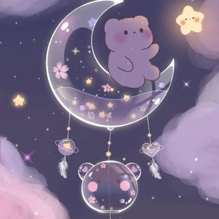 A bear and the Moon~