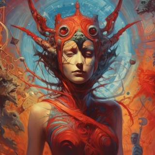 Vivid Neo Trance Queen Artwork