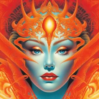 Vivid Neo Trance Queen Artwork