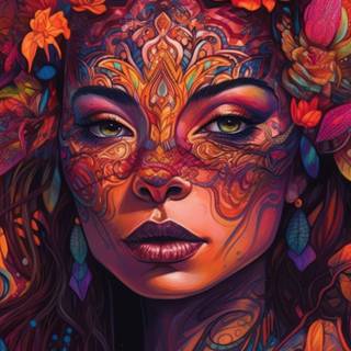 Vivid Neo Trance Queen Artwork