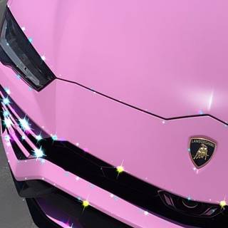 Pink car aesthetic