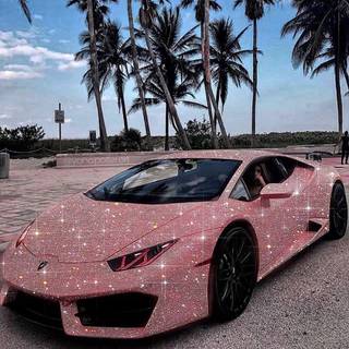 Pink car aesthetic
