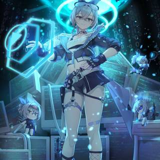 Silver wolf is ready to hack!