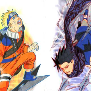 Naruto and Sasuke 