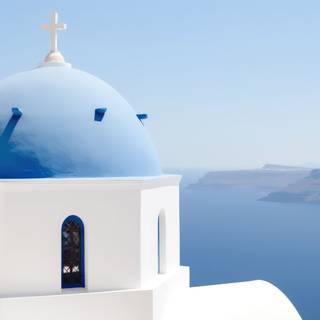 Aegean Serenity - A Landscape Illustration