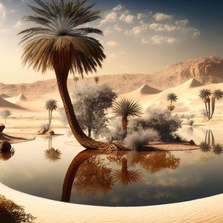 Celestial Oasis - A Heavenly Landscape