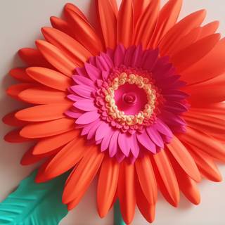 Gerbera in Plasticine